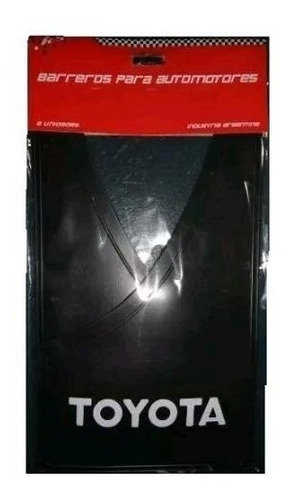Imagen 2 de 2 de Barreros Babero De Goma Para Barro Toyota Hilux ( El Par )