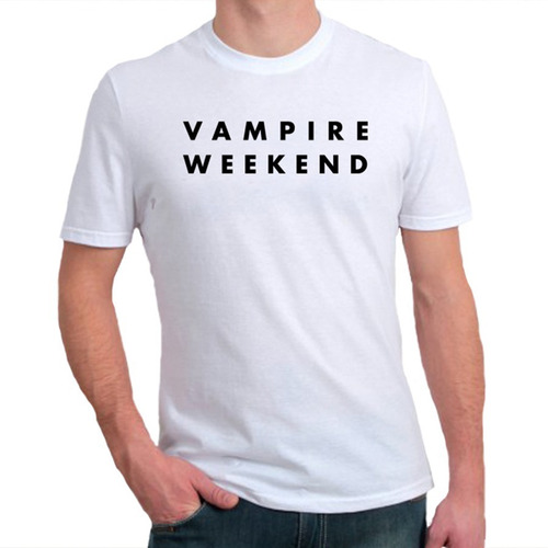 Camiseta Masculina Vampire Weekend - 100% Algodão