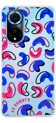 Funda Para Huawei Para Mujer Figuras Abstracto Con Nombre