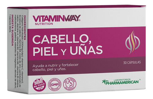 Vitamin Way Cabello Piel Y Uñas Ayuda A Nutrir Y Fortalecer