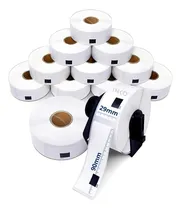 Comprar Inko 29x90mm dk1201 térmico directo de 400 hojas de 60g blanco de 5 unidades por pack