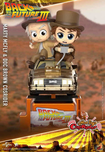 Marty Mcfly & Doc Brown Back Future 3 Hot Toys Cosrider 022