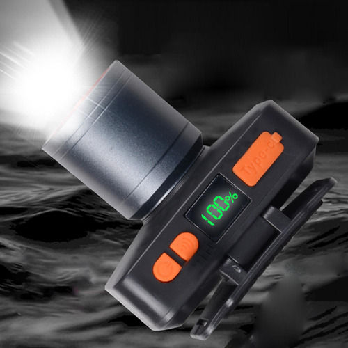 Linterna Frontal Led Impermeable Con Enfoque Ajustable Para