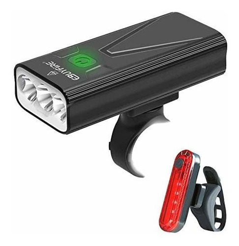 Juego Luz Recargable Usb Para Bicicleta Lumene 3 Led Modo