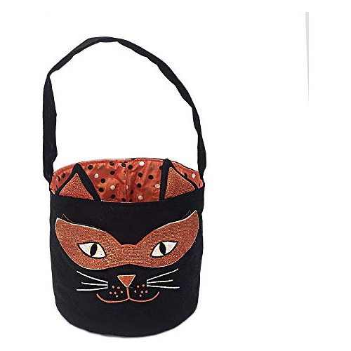 Bolsa De Halloween Gato, Bolsa De Truco O Trato Niños,...