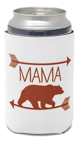 Mama Bear - Funda Plegable De Neopreno Latas De Bebida