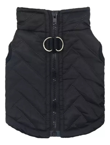 Campera Chaleco Abrigo Para Perros T. S. 24cm Negro