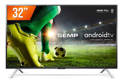 Imagem 1 de 4 de Smart Tv Led 32 Hd Semp 32s5300 Android 2 Hdmi 1 Usb Wifi