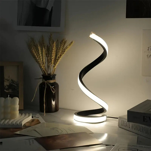 Q Night Light Led Con Botón De Alimentación Usb De Tres Bril