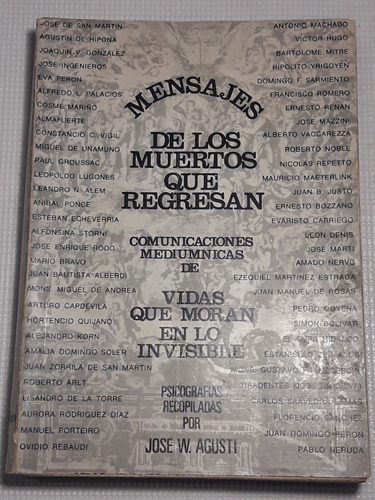 Jose W. Agustí - Mensajes De Los Muertos Que Regresan