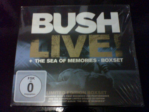 Bush - Live! + The Sea Of Memories [box] Gavin Rossdale