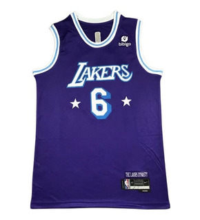 Nike NBA Los Angeles Lakers LeBron James Moments Mixtape City Edition Authentic Jersey Purple