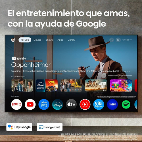 Pantalla 55 Google Tv, Hisense, 55u8qg, Smart Tv Mini Led