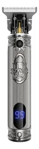 Aparador De Pelo Kemei Km-700h Prata Máquina De Corte 127/220V