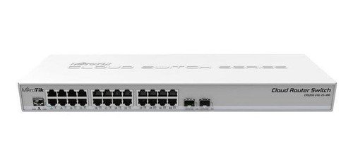 Switch 24 Puertos Mikrotik 2 Sfp + Gigabit Ethernet