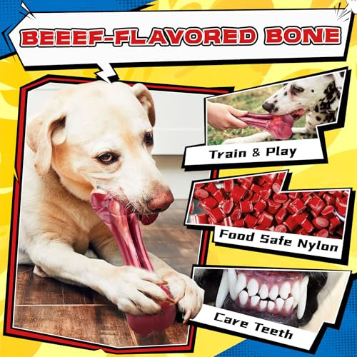 Zeaxuie Heavy Duty Dog Chew Toys Para Masticadores Agresivos