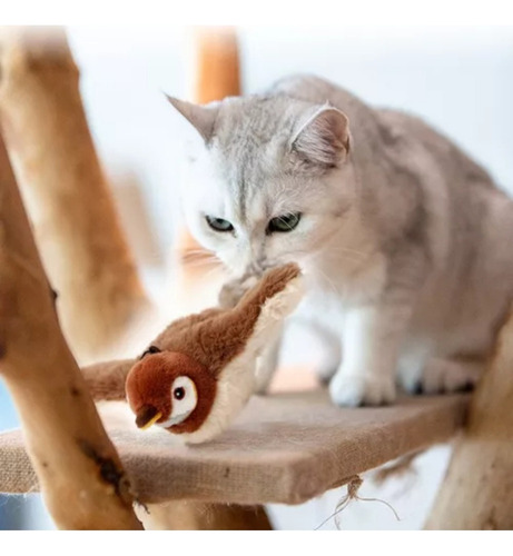 Shivering Bird Cat Toys Birdie Chirping Toys A