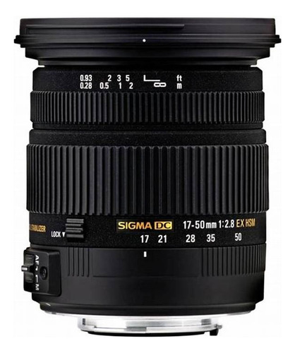 Lente Sigma 17-50mm F/2.8 Ex Dc Os Hsm Para Nikon Fact A-b