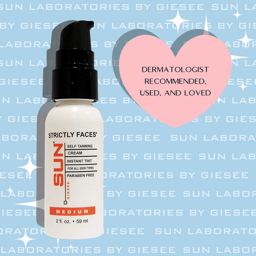 Sun Labs - Strictly Faces Self Tanning Cream - Medium 80ml B
