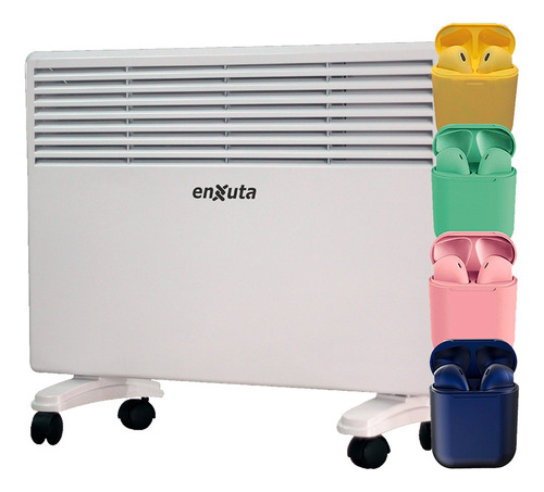 Panel Convector Enxuta Pcenx3515 1500w Blanco + Auriculares