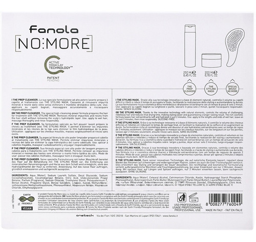 Kit No More Fanola Control De Frizz Shampoo + Mascarilla