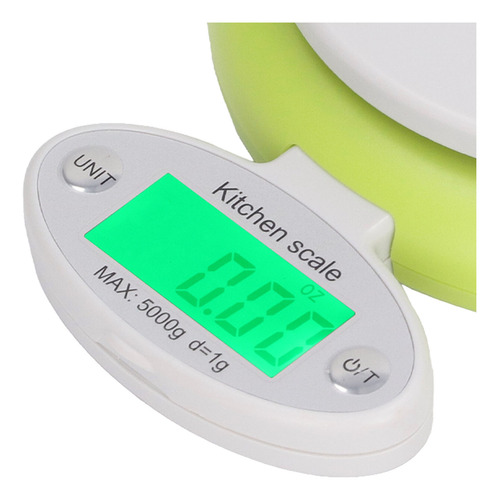 Báscula De Cocina Digital Con Pantalla Lcd, Función De Tara,
