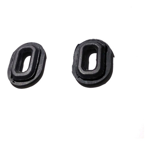 Par De Gomas Soporte Cacha Honda Cb 400 450 Scar