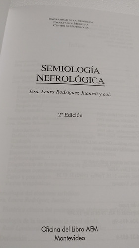 Semiología Nefrológica (d228) (Usado)