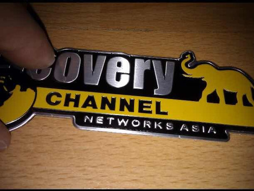 Emblema Jeep Discovery Channel Asia En Aluminio 12cm
