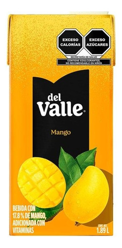 3 Pzas Néctar Del Valle De Mango 1.89 L