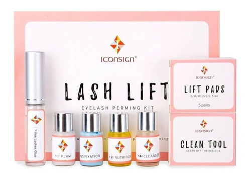 Kit Lash Lifting Rizado Iconsign Caducidad De 1 Año Rizado Dura 2 A 3 Semanas Alcanza 20 A 30 Aplicaciones