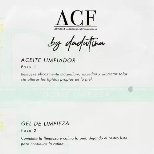 ACF ACEITE LIMPIADOR DOBLE LIMPIEZA BY DADATINA