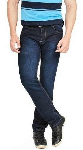 Imagem 3 de 5 de Calça Jeans Lycra Masculina Kit 3 Peças Slin Tamanho Grande