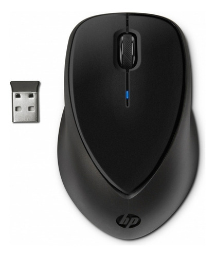 Mouse inalámbrico HP  Comfort Grip negro