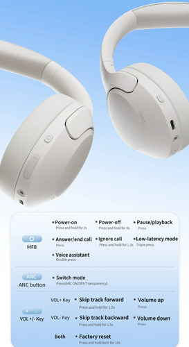 Zya Qcy H3 Lite Anc Fones De Ouvido Sem Fio Bluetooth5.3
