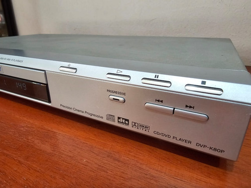 Dvd Player Sony Dvp-k80p Prateado (Usado)