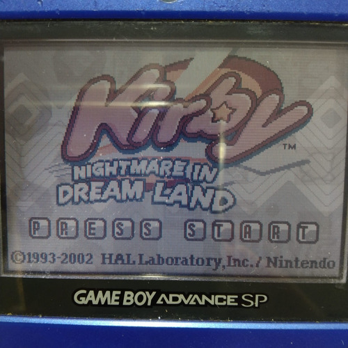 Kirby Nightmare In Dream Land Juego Fisico Game Boy Advance (Usado)