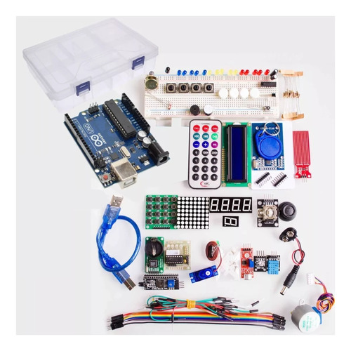 Kit De Inicio Para Aprendizaje De Arduino Dip +caja  Inc Igv