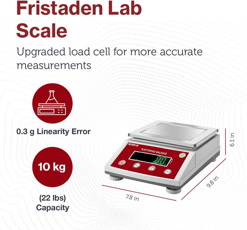 Fristaden Laboratory Scale | Htp Series (10 Kg X 0,1 G)