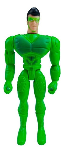 Muñeca articulada pequeña verde Mielle Vigilante - B206