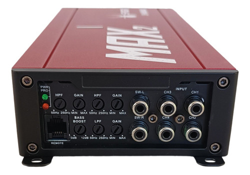 Amplificador Spider 5 Canales (1.100 Rms) Nano Tecnología