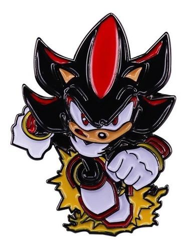 Pins Shadow The Hedgehog / Sonic / Broches Metálicos (pines)