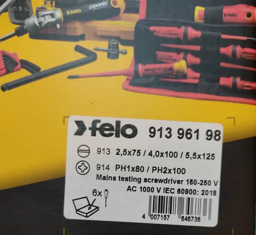 WERA Juego Destornilladores Aislados Kraftform Plus VDE 160 I/7 - 7 PIEZAS