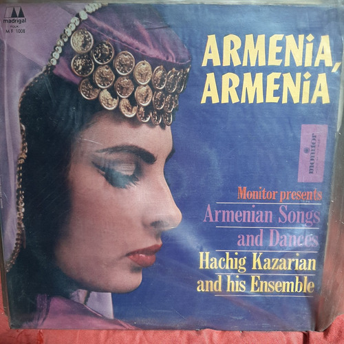 Vinilo Hachig Kazarian Y Su Conjunto Armenia Armenia O2