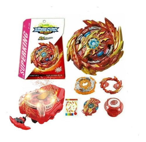 Imagen 1 de 5 de Beyblade Burst Superking Super Hyperion Lanzador De Chispas