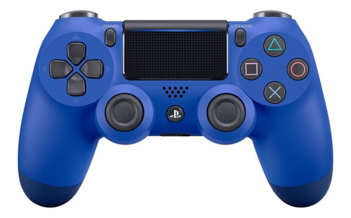 Controle joystick sem fio Sony PlayStation Dualshock 4 ps4 wave blue