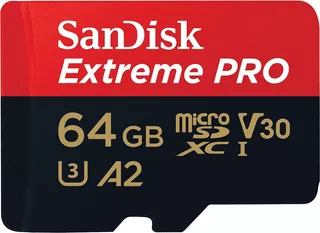 Memoria Micro Sd 64gb Sandisk Extreme Pro U3 V30 A2 200mb/s