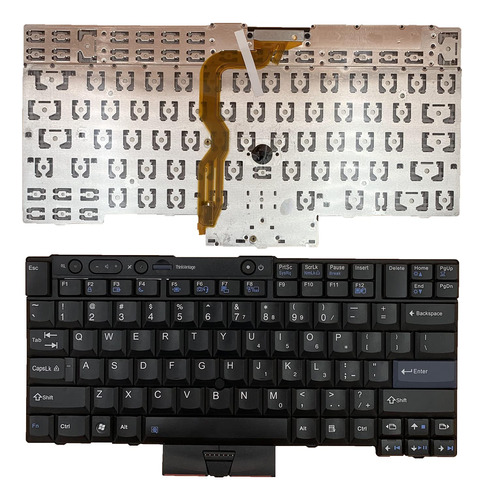 Reemplazo Laptop Us Layout Teclado Puntero Para Lenovo T400s