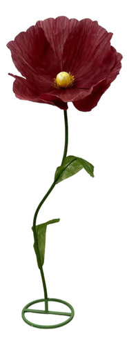 Flor De Boda Flor De Papel Artesanal Elegante Gran Flor Rojo