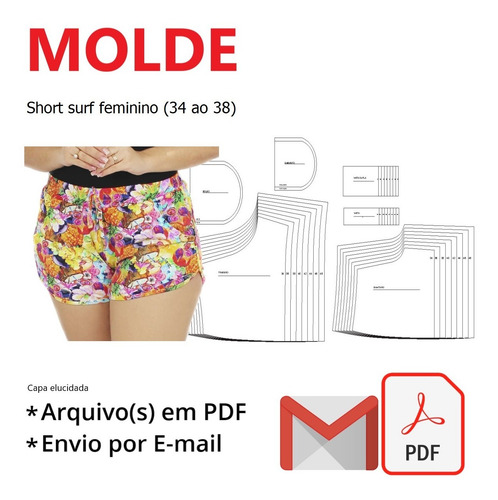 Kit 200 Moldes Diversos Mas. Fem. Inf. + Roupas Pets